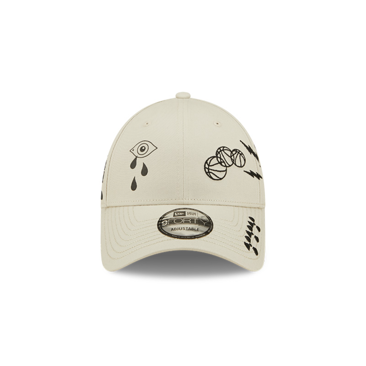 GORRA NEW ERA GRAPHIC STONE 9FORTY AJUSTABLE BLANCO