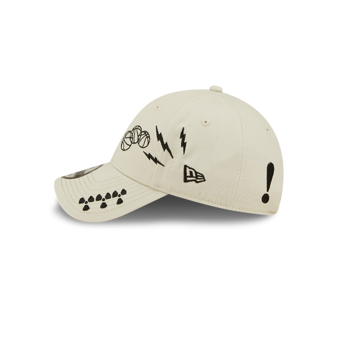 GORRA NEW ERA GRAPHIC STONE 9FORTY AJUSTABLE BLANCO