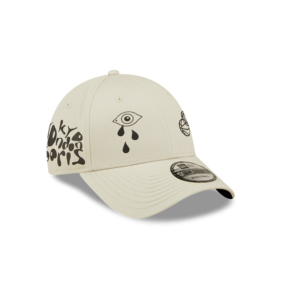 GORRA NEW ERA GRAPHIC STONE 9FORTY AJUSTABLE BLANCO