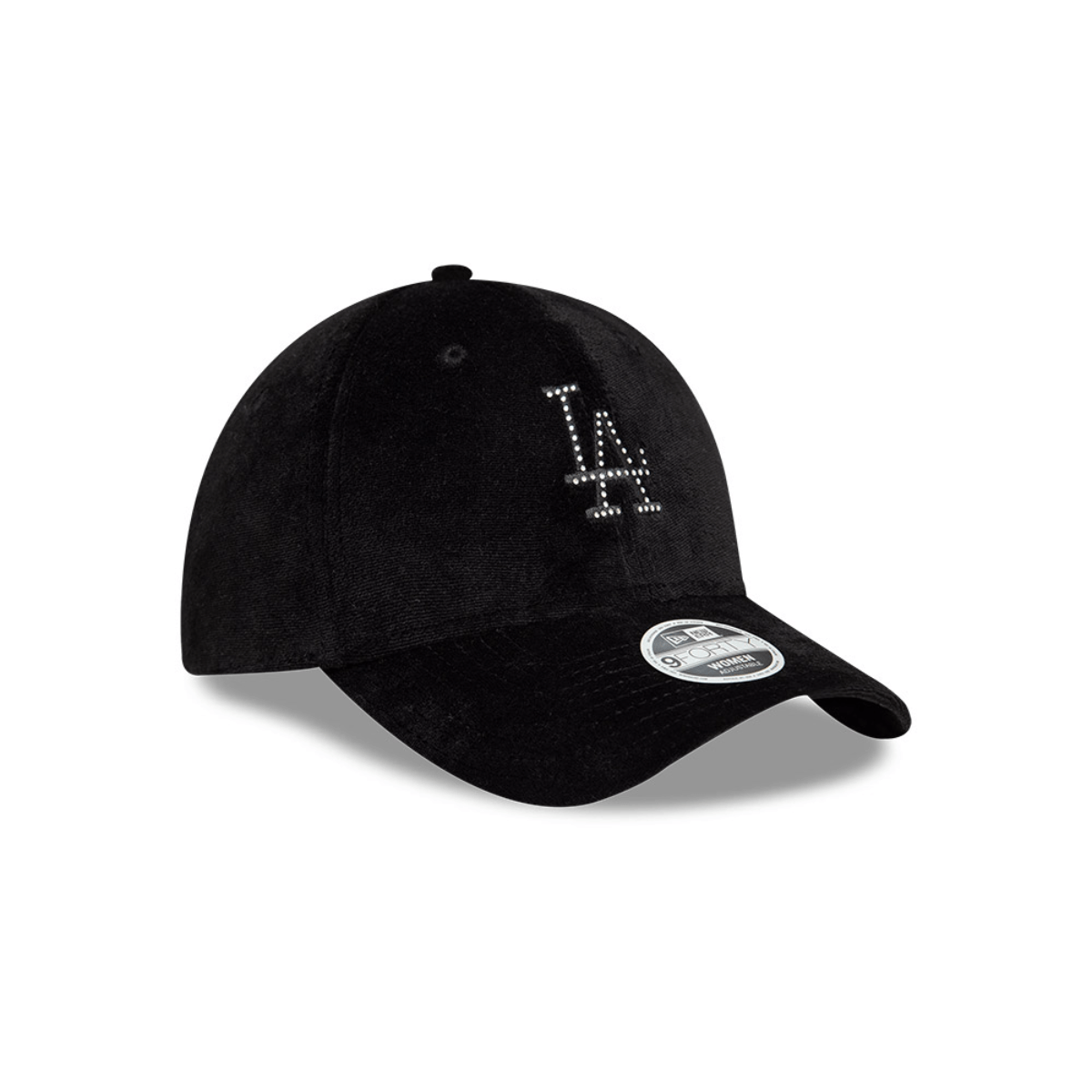 GORRA LOS ANGELES MLB DIAMANTE VELOUR 9FORTYAJUSTABLE NEGRA
