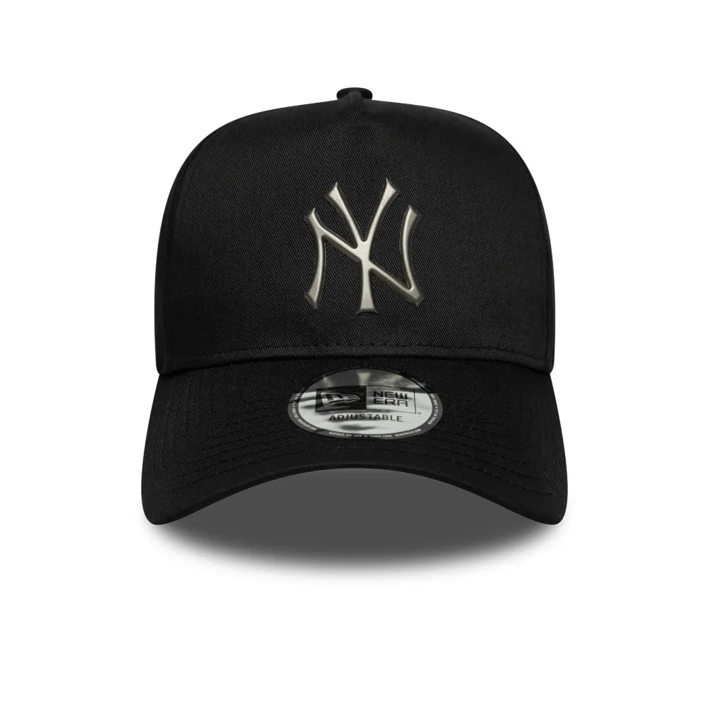 GORRA NEW YORK METALLIC E-FRAME NEGRO