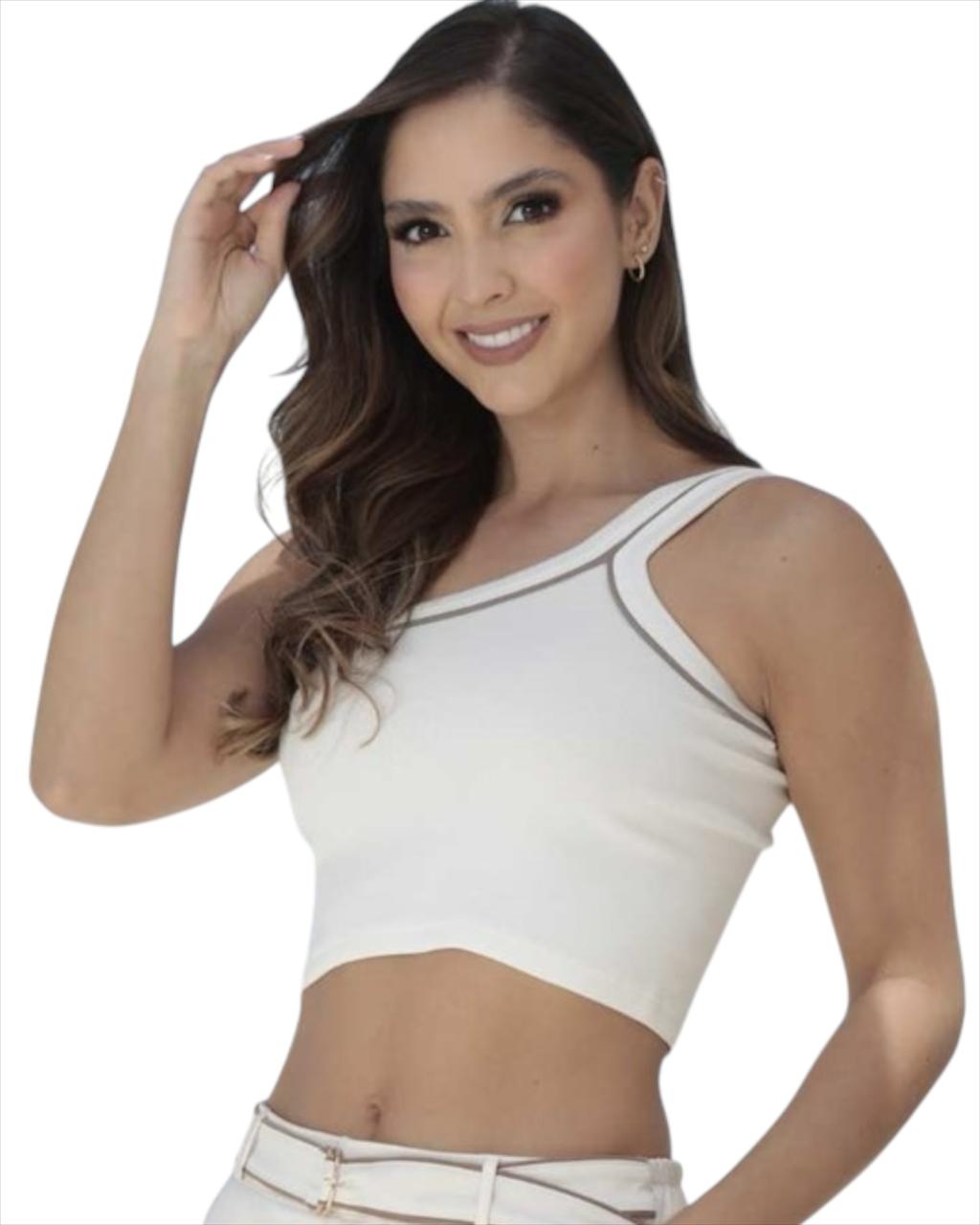 BLUSA TUBULAR MANGA SISA