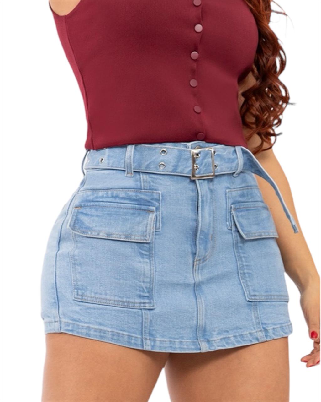 FALDA SHORT CORREA