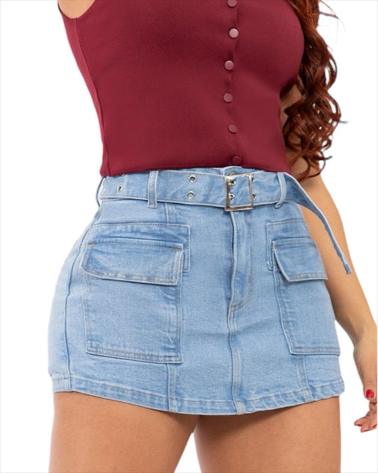 FALDA SHORT CORREA