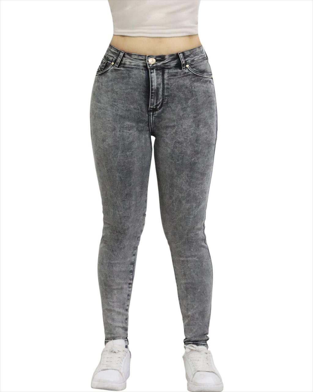 JEAN GLUE STAR GRIS