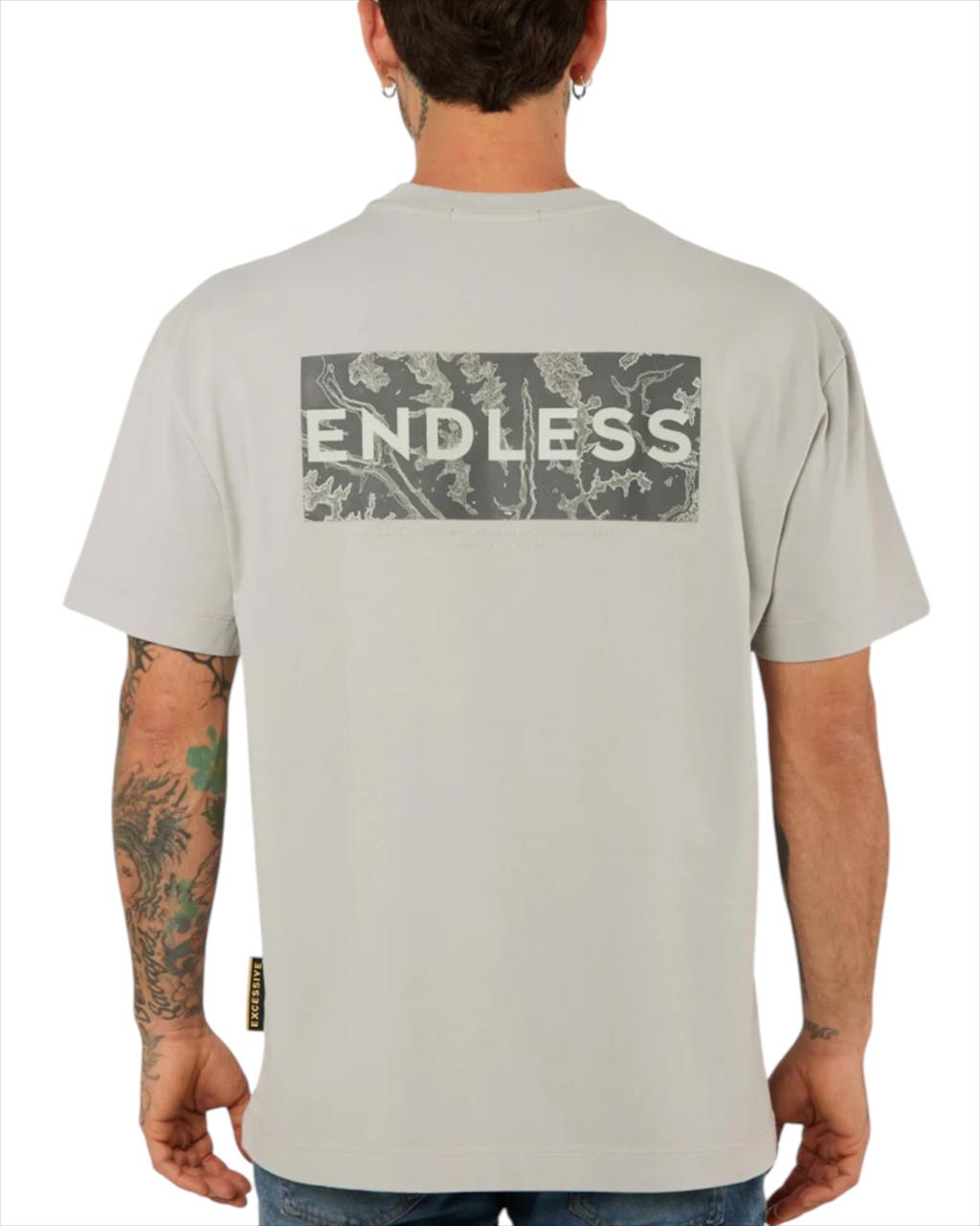 CAMISETA OVERSIZED ENDLESS GRIS