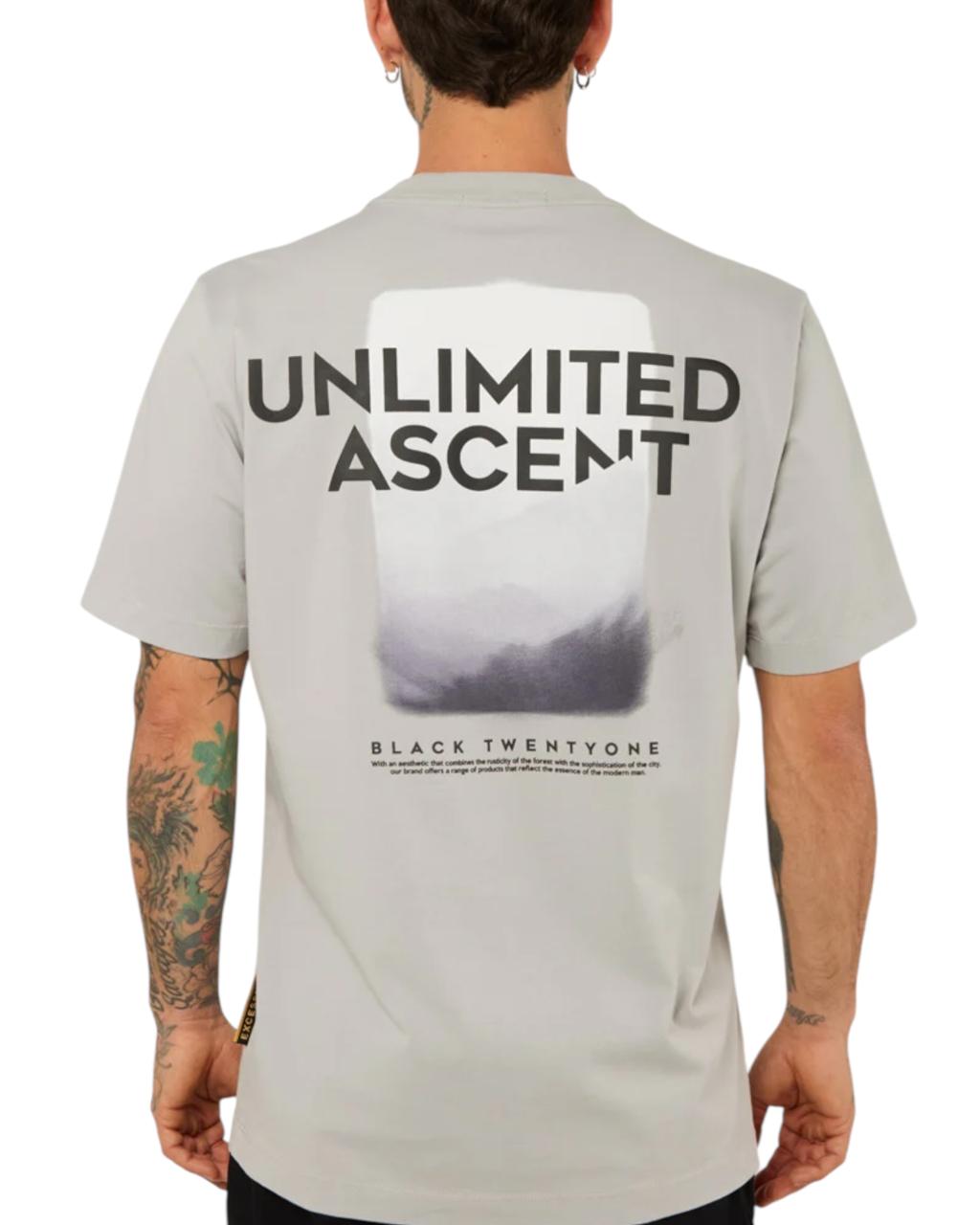 CAMISETA OVERSIZED ASCENT GRIS