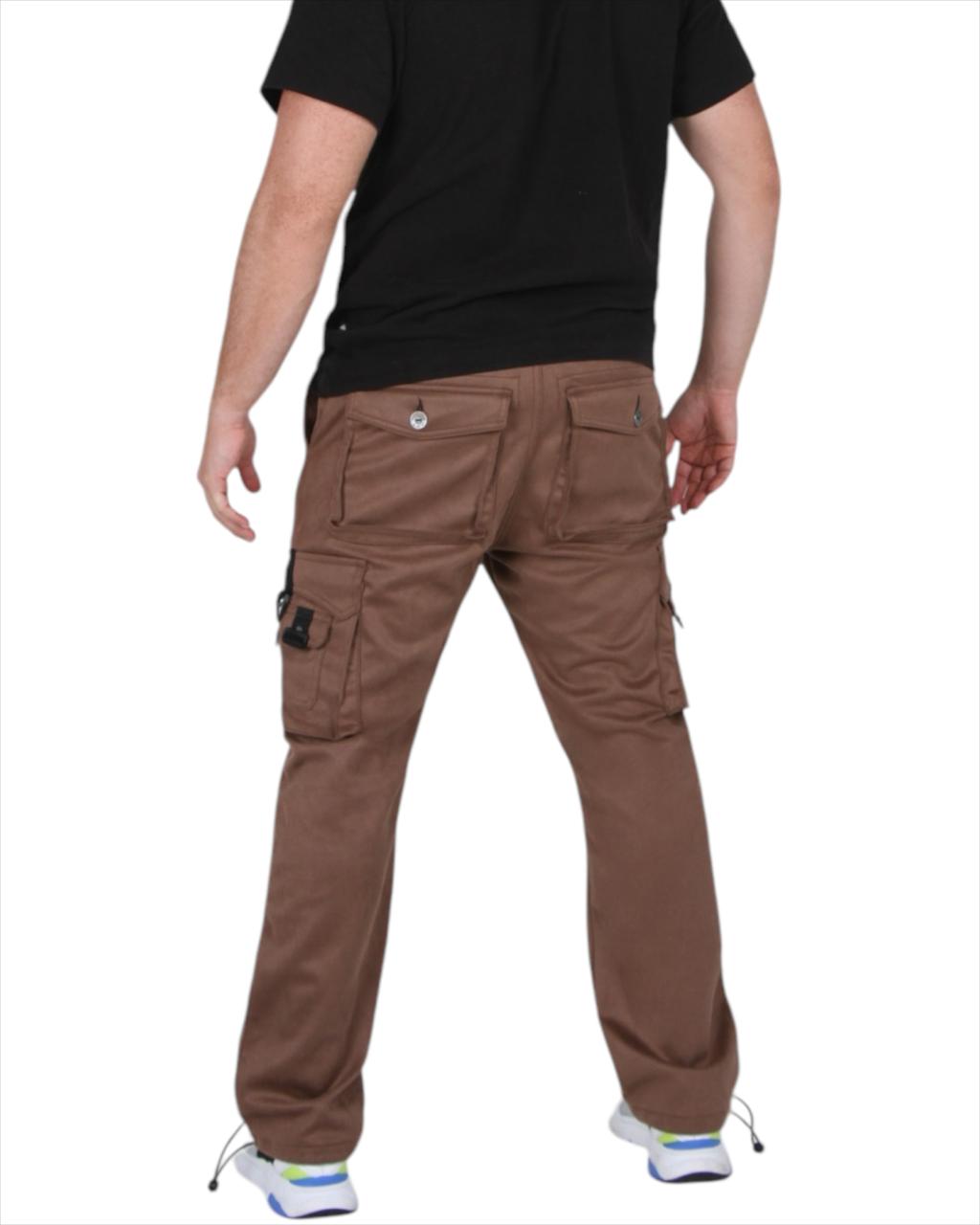 JOGGER TELA CARGO CAFE