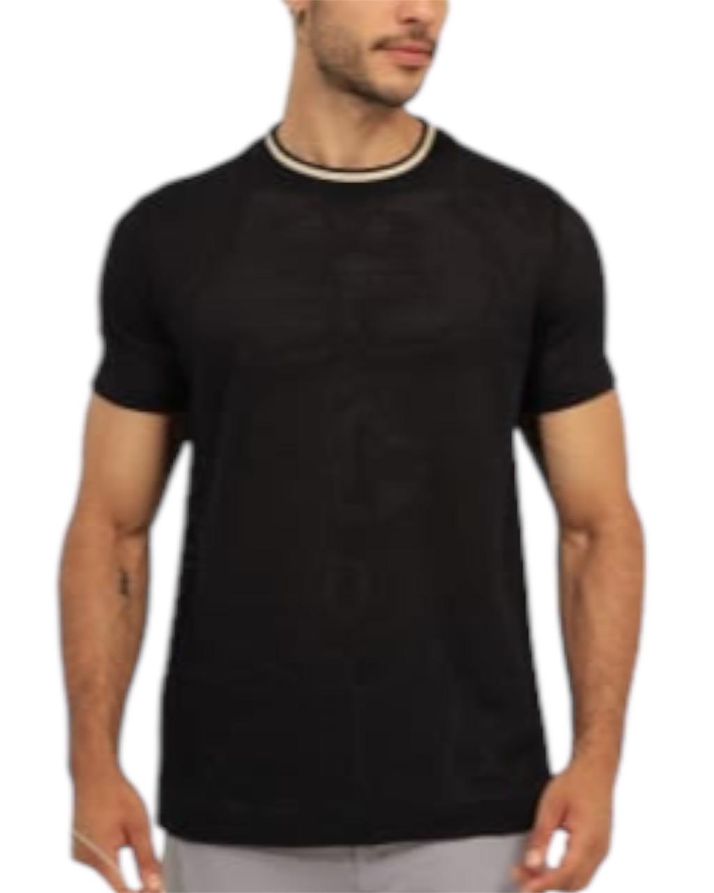 CAMISETA MAYA DISEÑO NEGRA