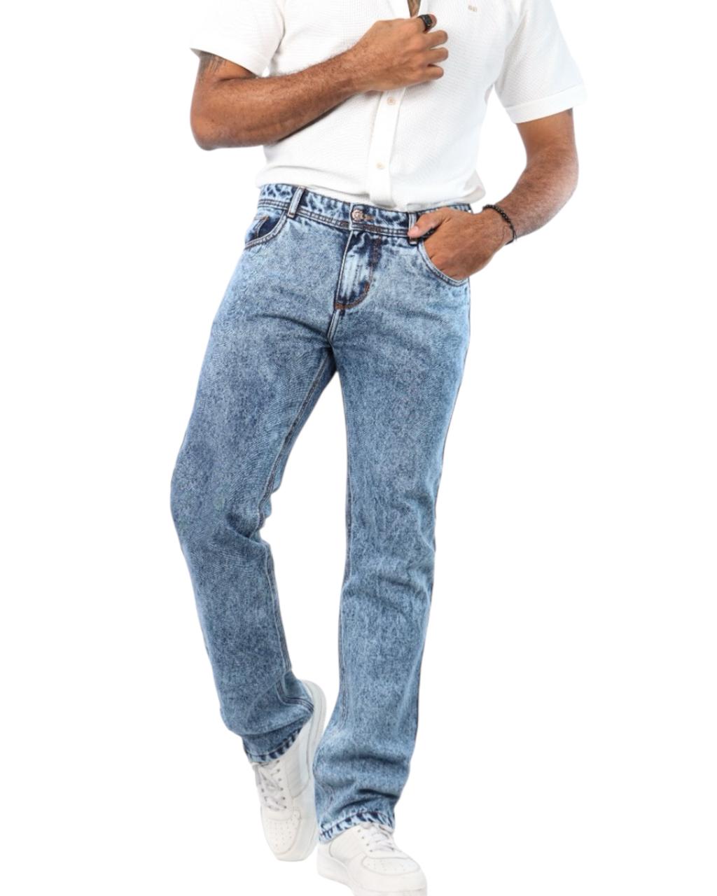 JEAN AZUL JASPED