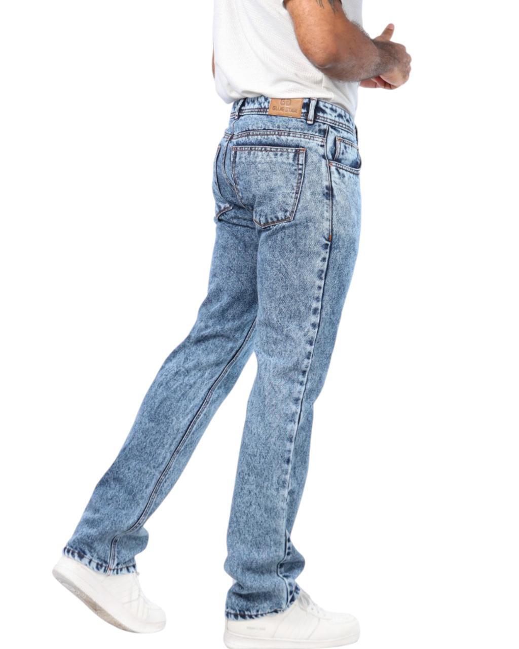 JEAN AZUL JASPED
