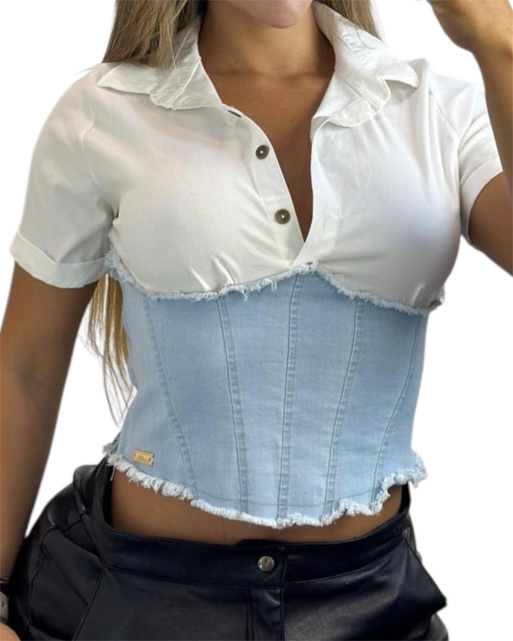 CAMISERA TIPO CORSET