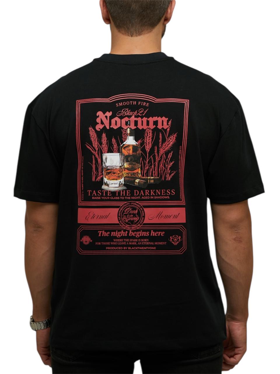 CAMISETA NOCTUR NEGRA