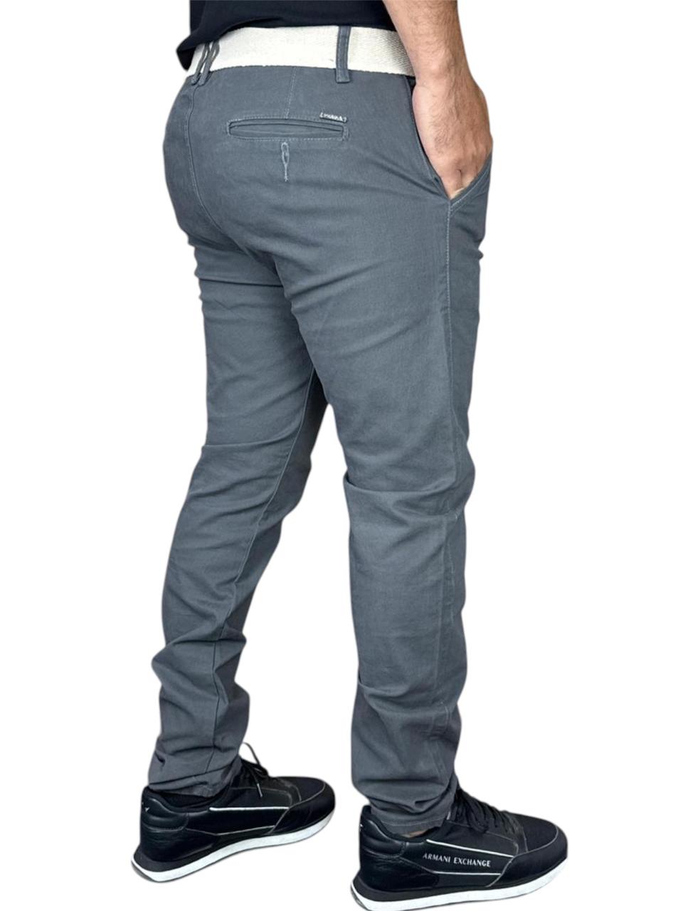 PANTALON DRILL GRIS