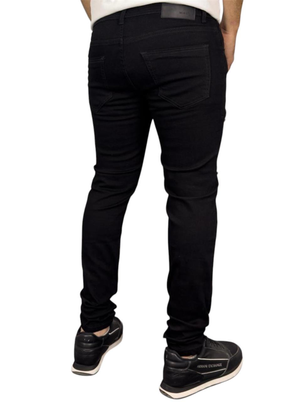 JEAN SKINNY NEGRO ROTOS