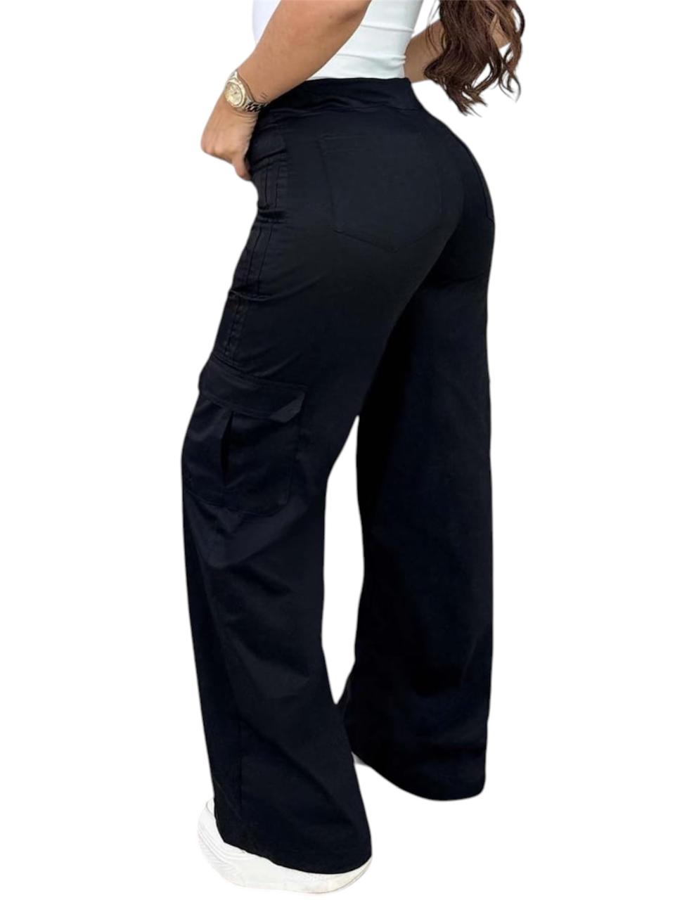 PANTALON RECTO NEGRO