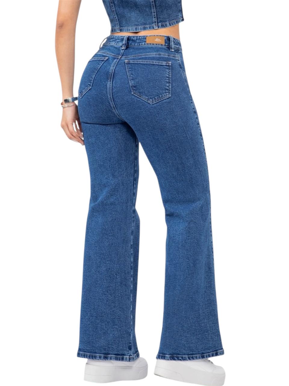 JEAN CAMPANA AZUL HASPED