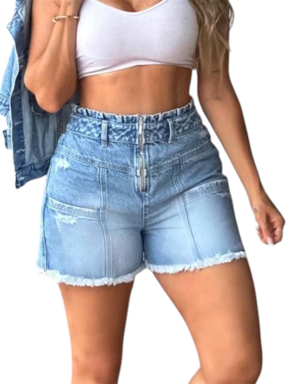 SHORT FLECOS INDIGO