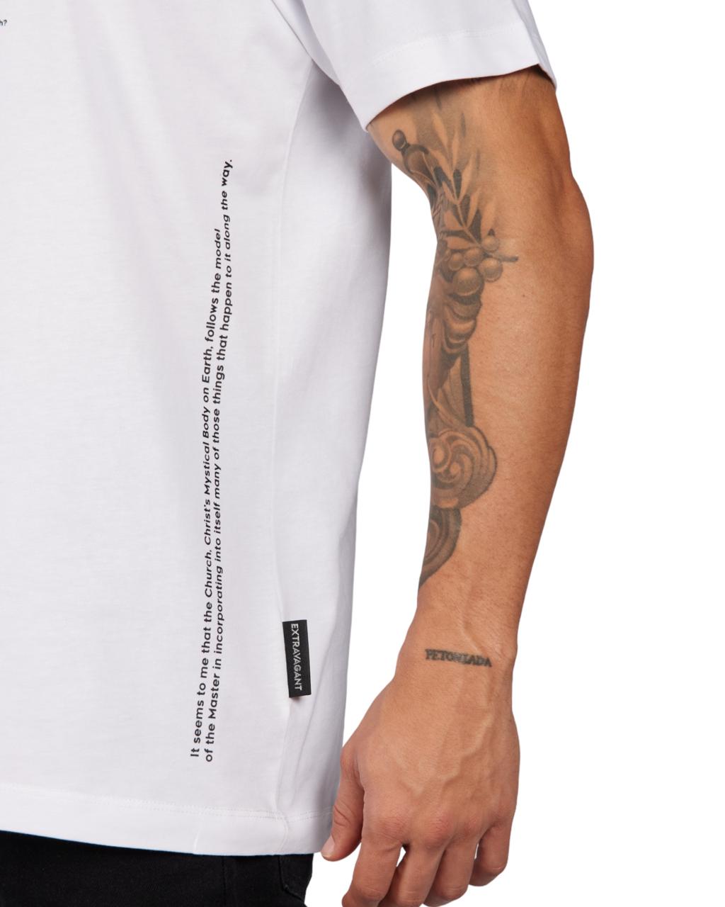 CAMISETA EXTRAVAGANT THE BAROQUE SAW BLANCO