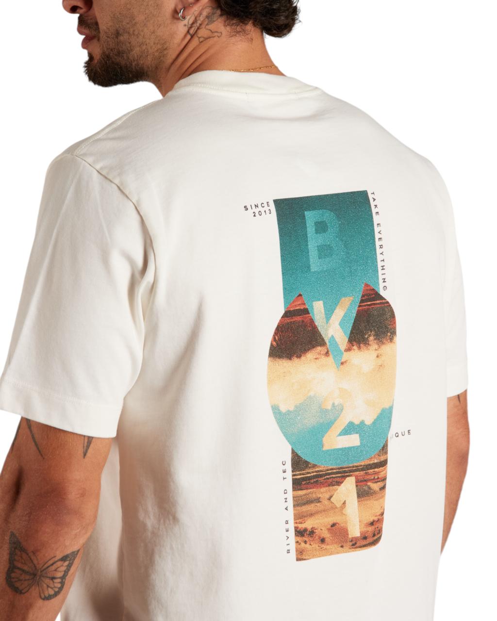 CAMISETA EXCESSIVE RIVER AND UNIQUE BLANCO