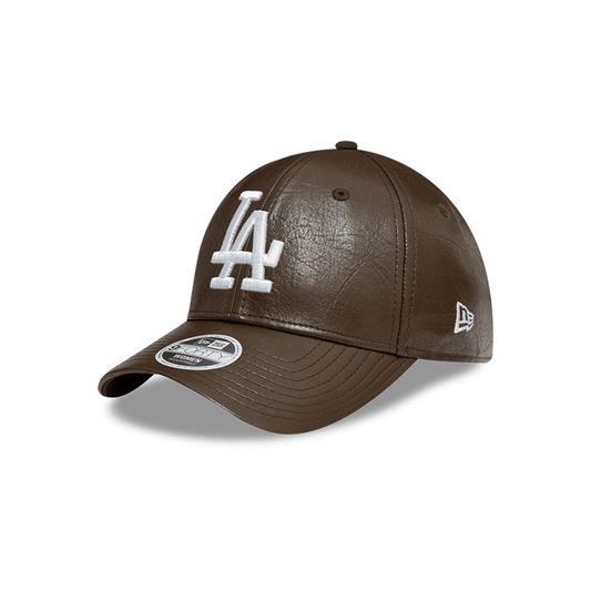 GORRA LOS ANGELES CRINKLED PU 9FORTY AJUSTABLE CAFE