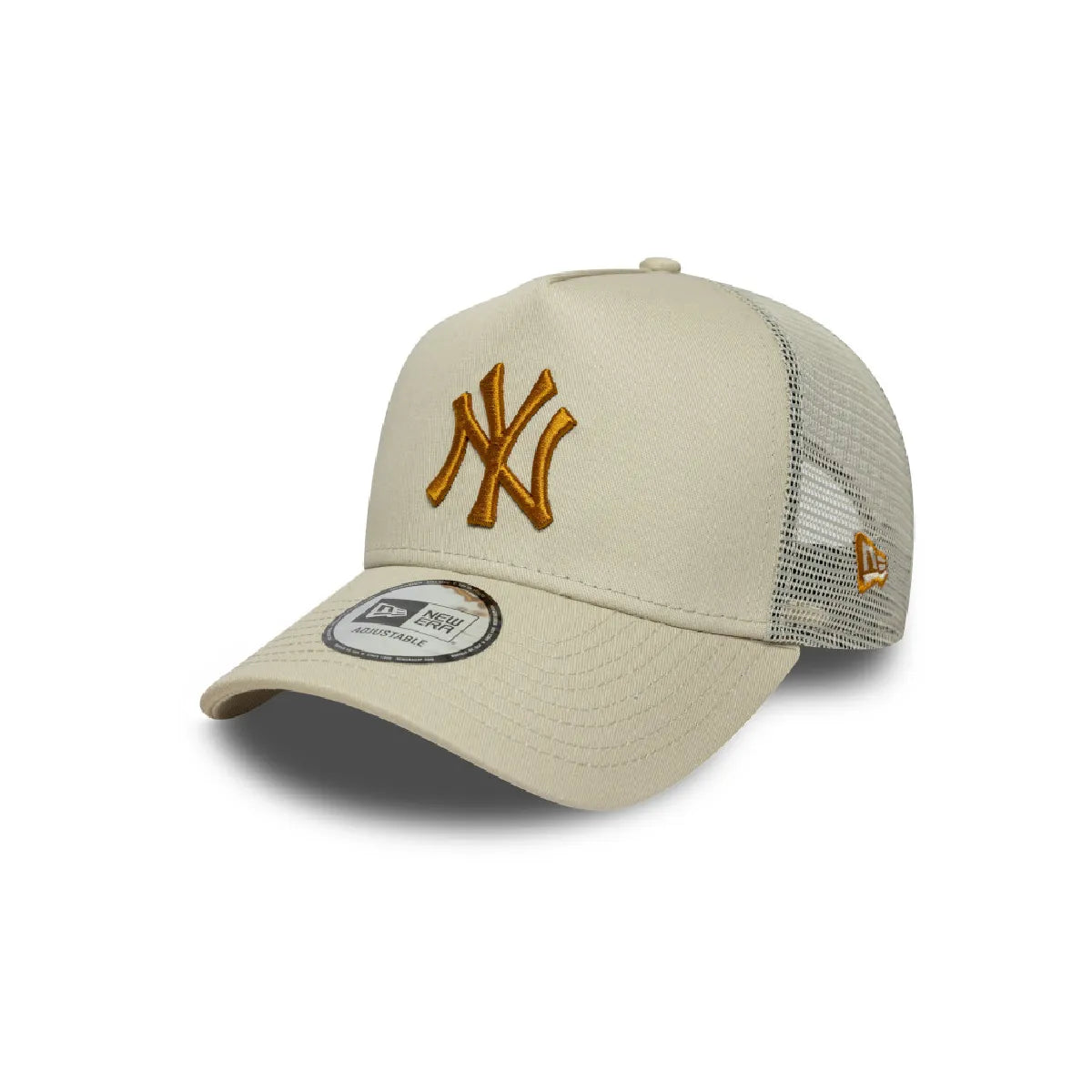 GORRA NEW YORK FRAME TRUCKER BEIGE