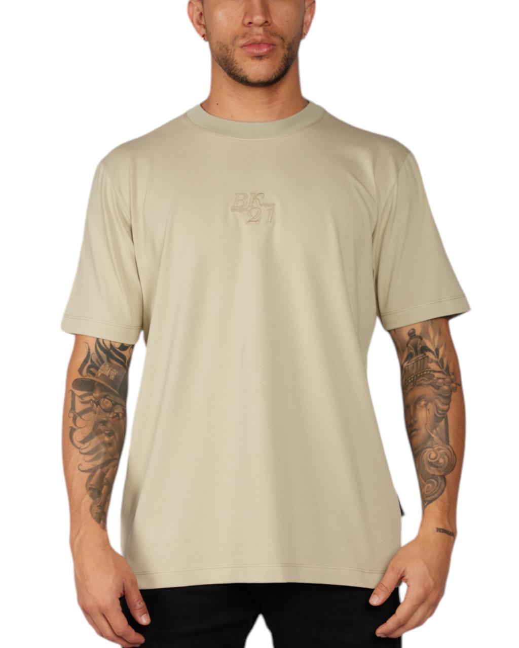 CAMISETA BK 21 CUELLO ALTO VERDE
