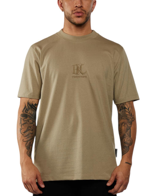 CAMISETA BLACK TEXTURA VERDE