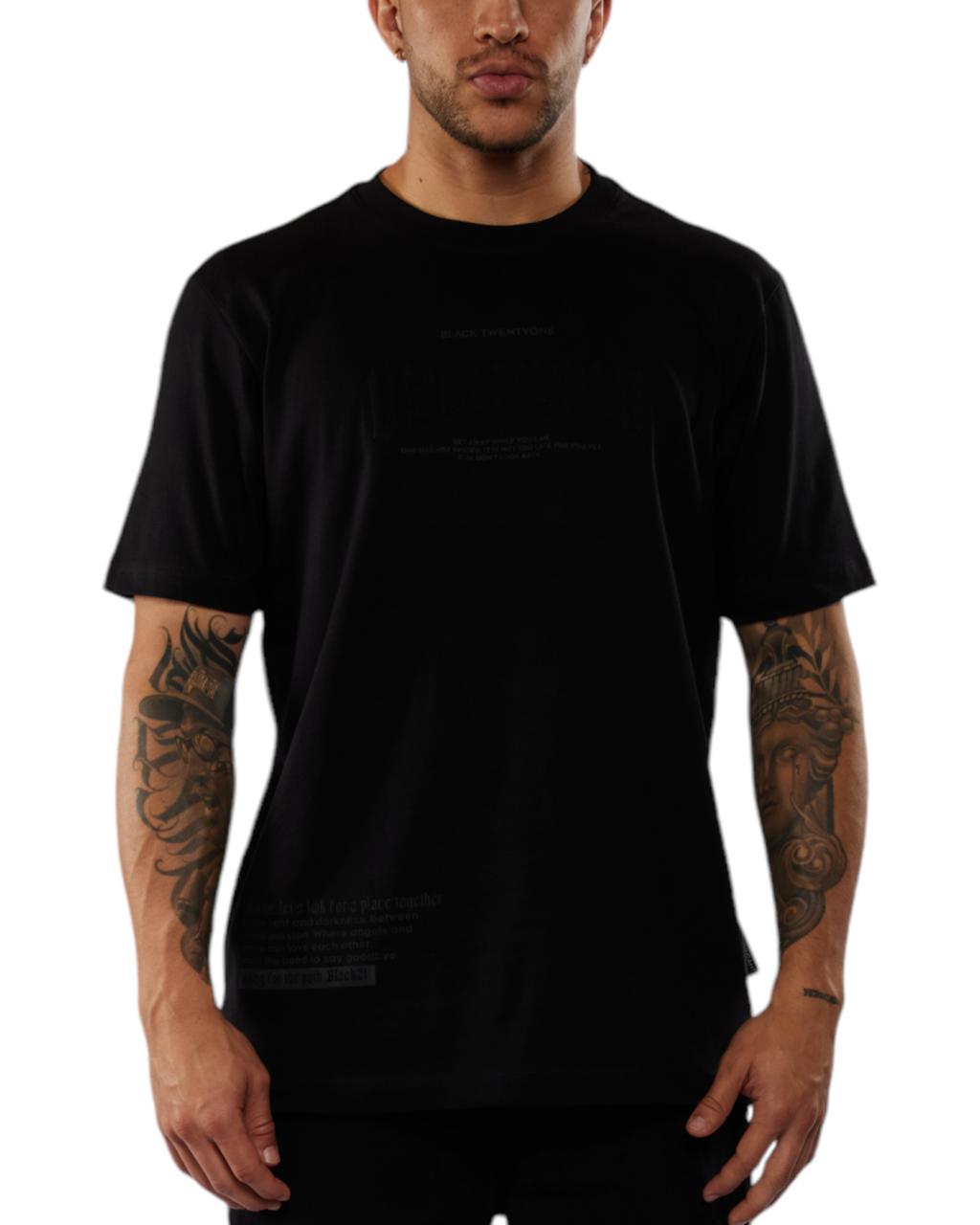 CAMISETA UNLIMITED RELIEVE NEGRO