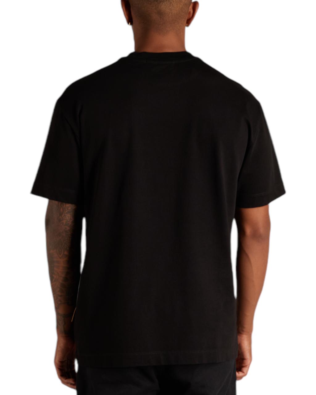 CAMISETA OVERSIZED EXCESSIVE BLACK REBORDN NEGRO
