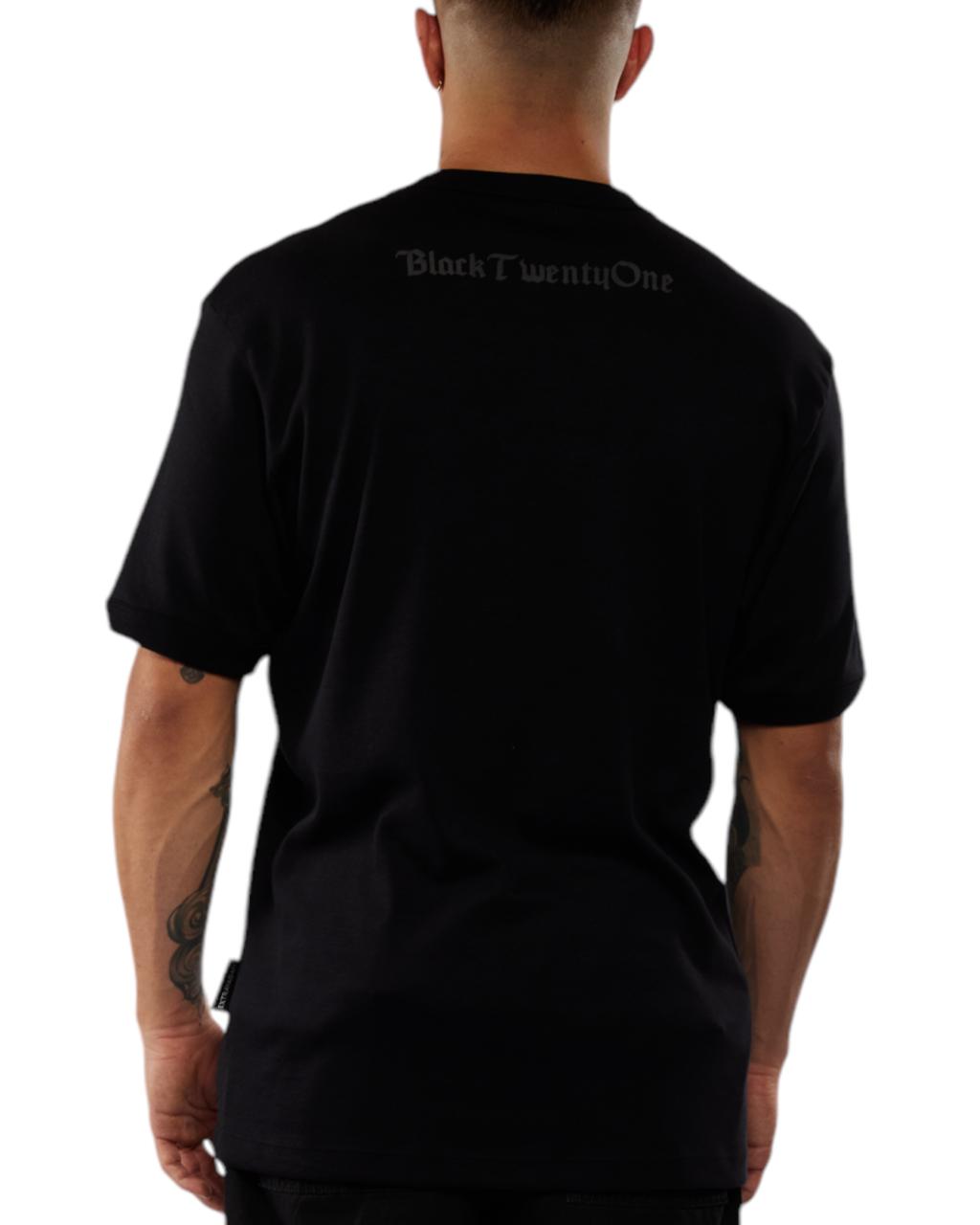 CAMISETA BLACK TWENTY ONE  NEGRO BUDA