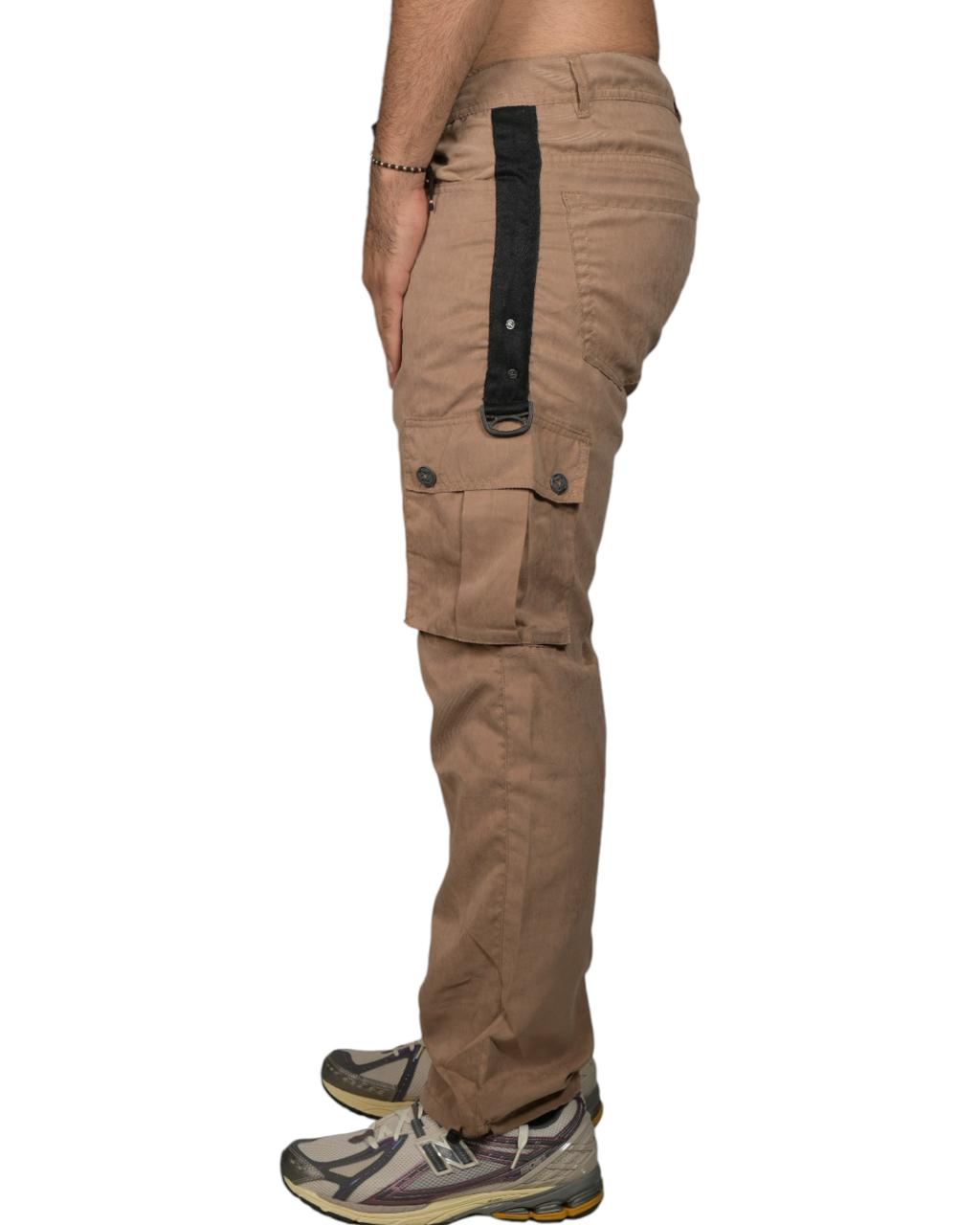 JOGGER TELA CHOCOLATE