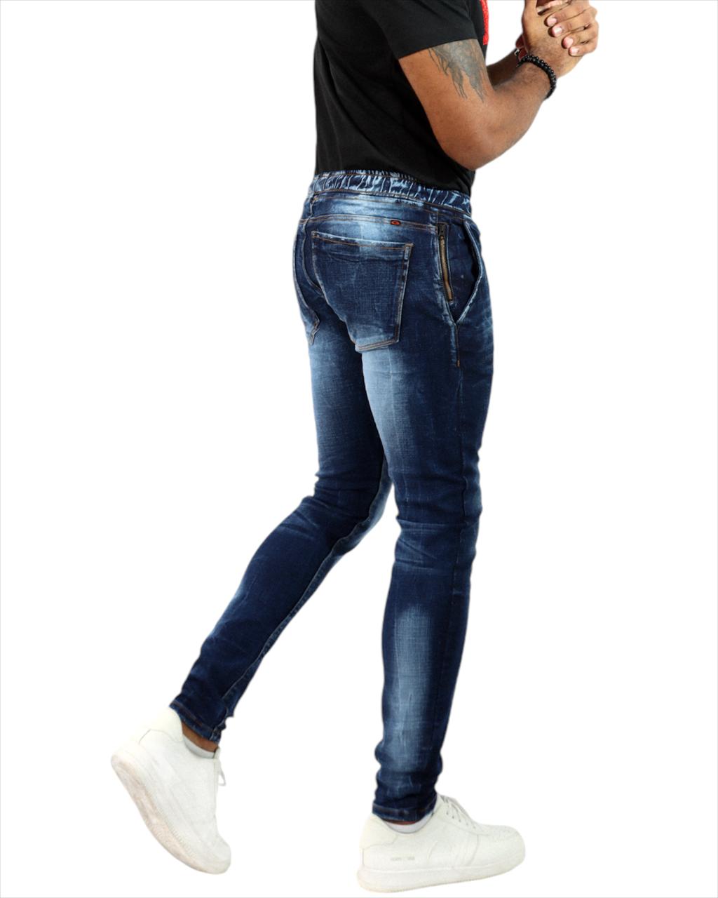JOGGER AZUL GLUE STAR
