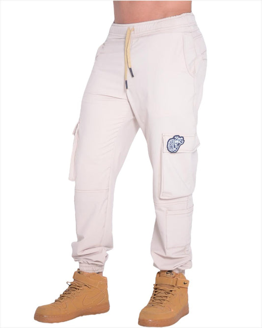 JOGGER TELA IMPERMEBLE BEIGE