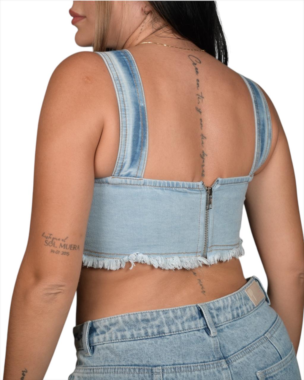 CROPTOP BRAGA JEAN