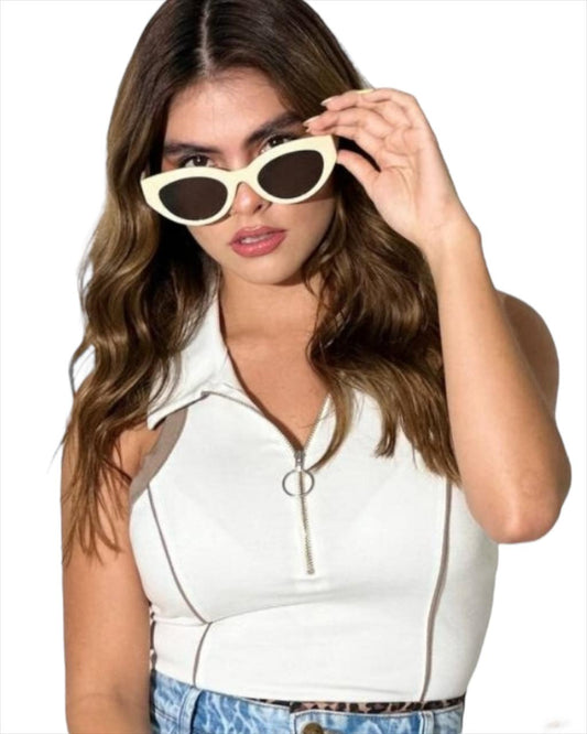 BODY ESCOTE ESPALDA CUELLO CIERRE