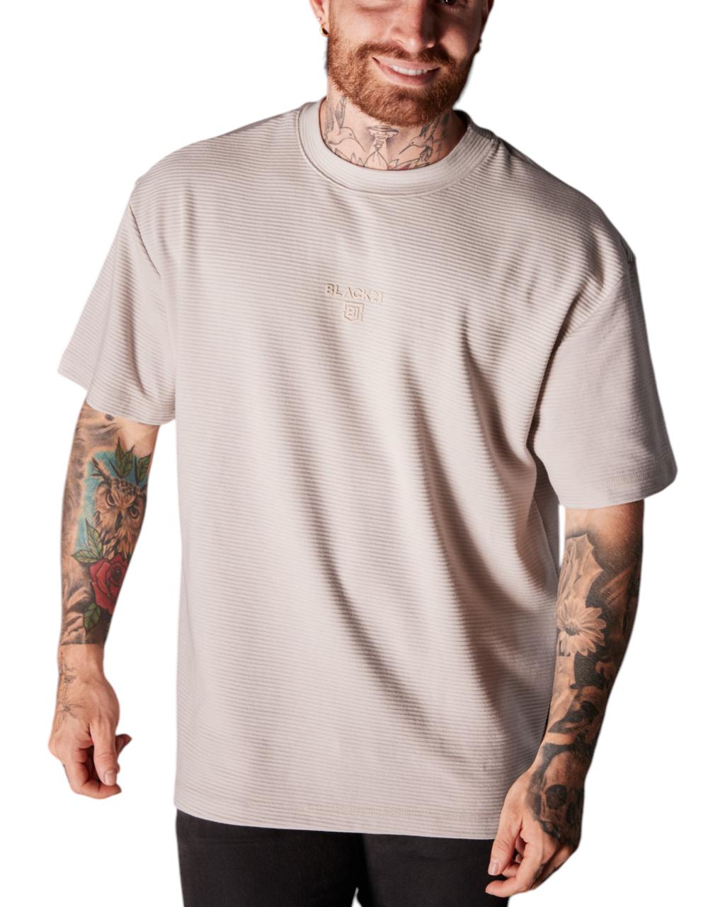 CAMISETA OVERSIZED CREMA