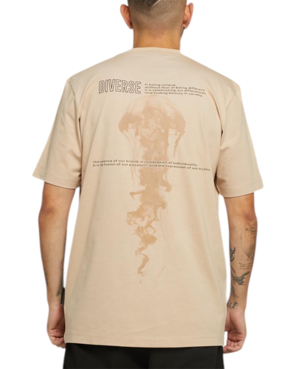 CAMISETA DIVERSE BEIGE