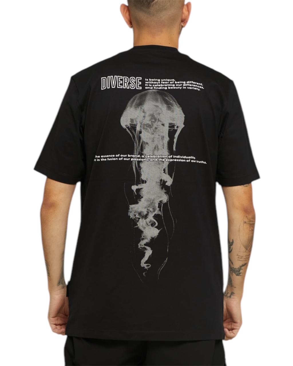 CAMISETA DIVERSE NEGRO