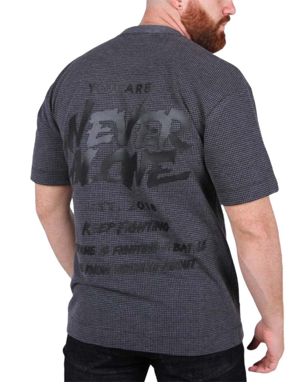 CAMISETA NEVER AL ONE GRIS