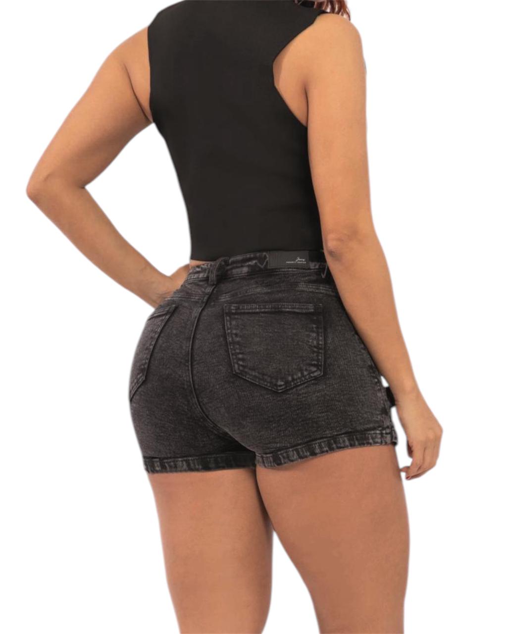 FALDA SHORT GRIS