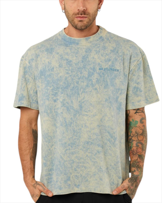 CAMISETA OVERSIZED UNDER AZUL