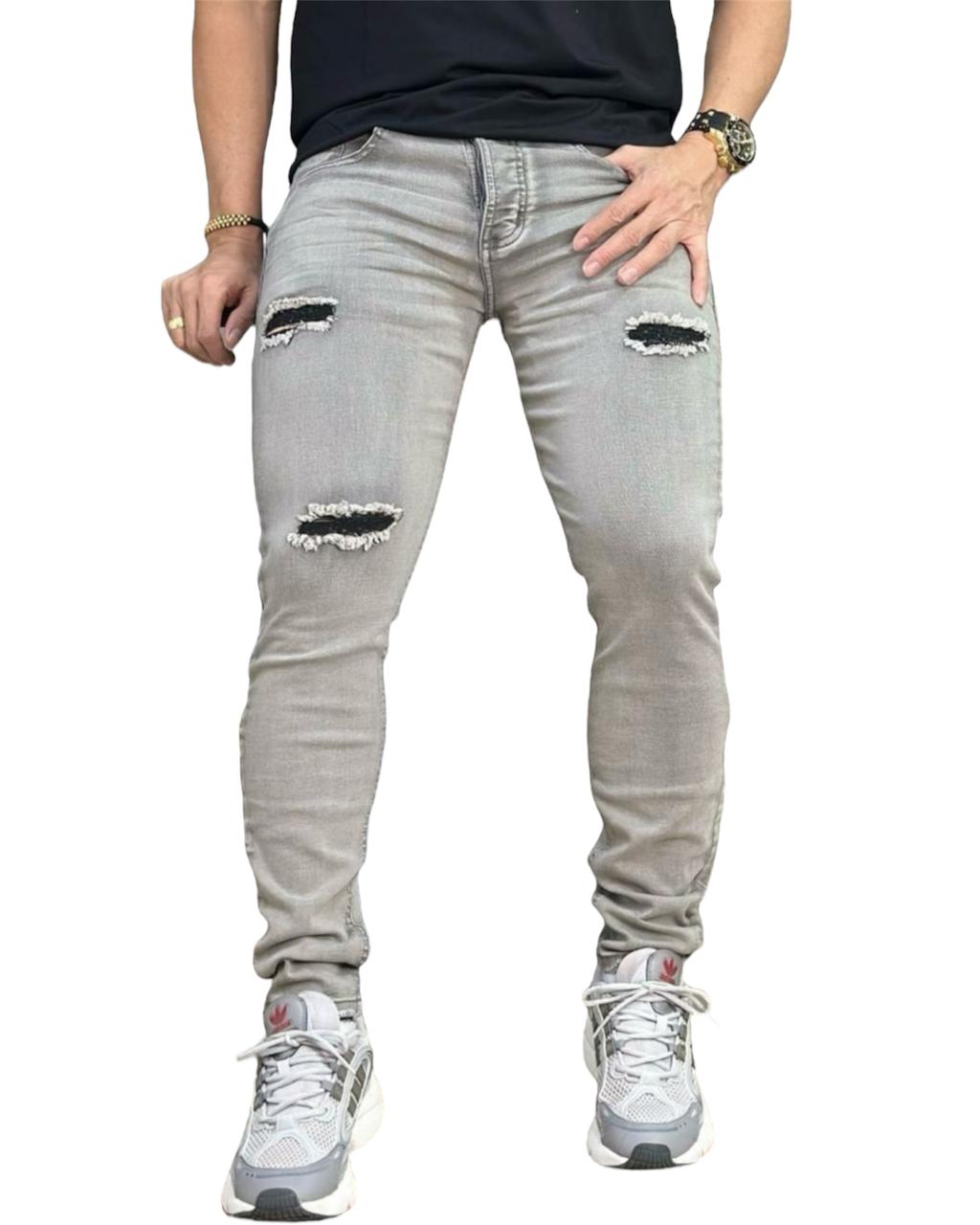 JEAN GRIS CLARO  SKINNY