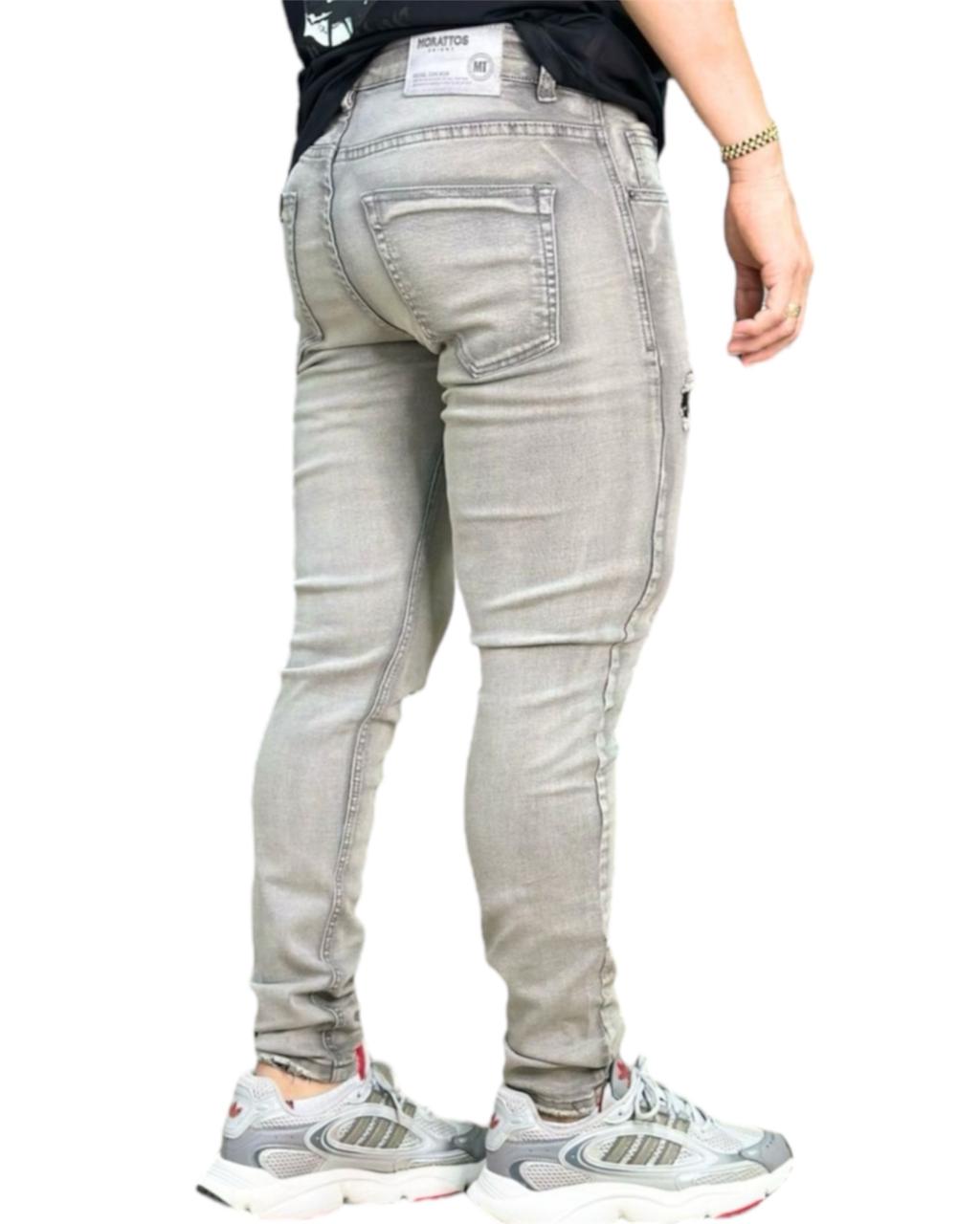 JEAN GRIS CLARO  SKINNY