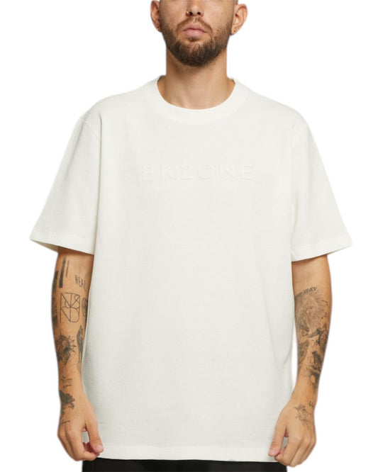 CAMISETA JACQUARD CRUDO