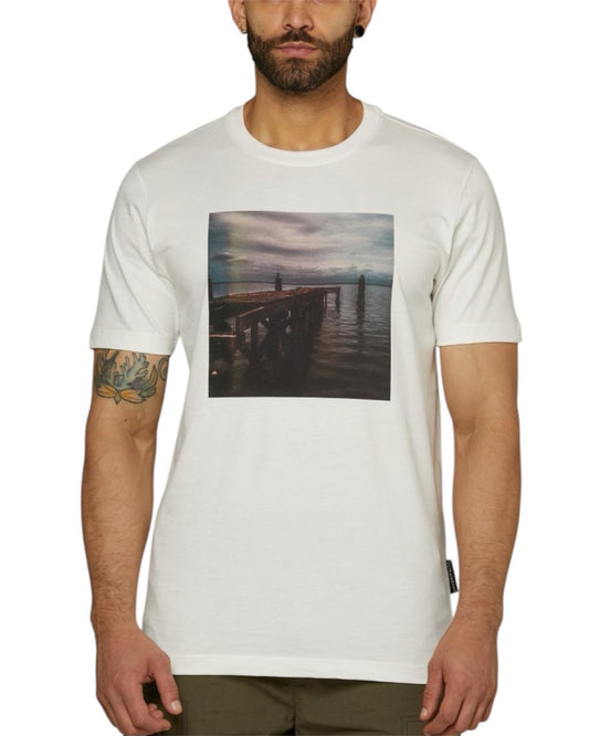 CAMISETA HORTENSIA BLANCO