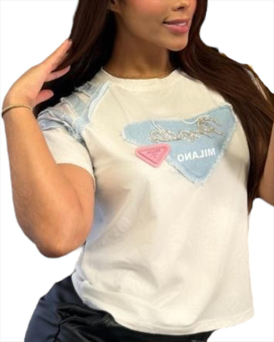 BLUSA TRIANGULO PRADA