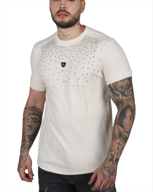 CAMISETA PIEDRAS BEIGE