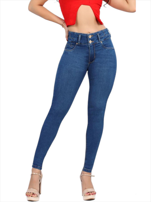 JEAN SKINNY 2 BOTONES