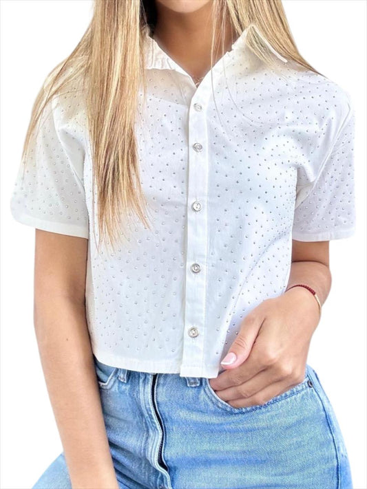 CAMISERA BOTON PIEDRAS